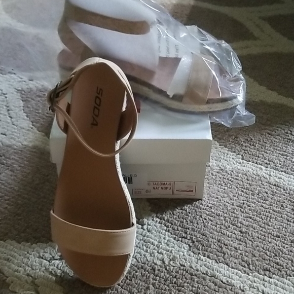 Shoes...Tacoma Espadrille Sandals -Natural 6.5 - Picture 4 of 6